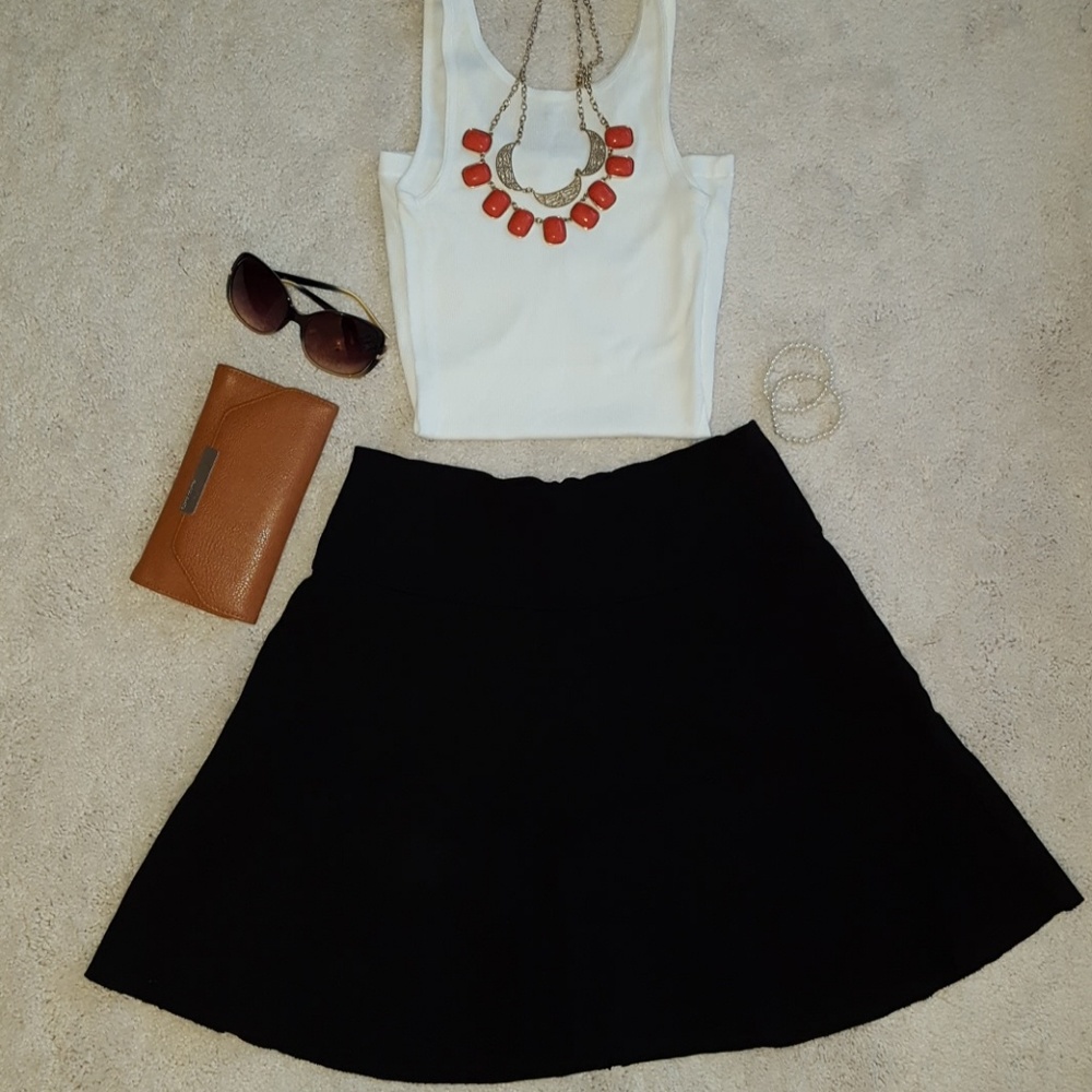 Zip-up Skater Skirt